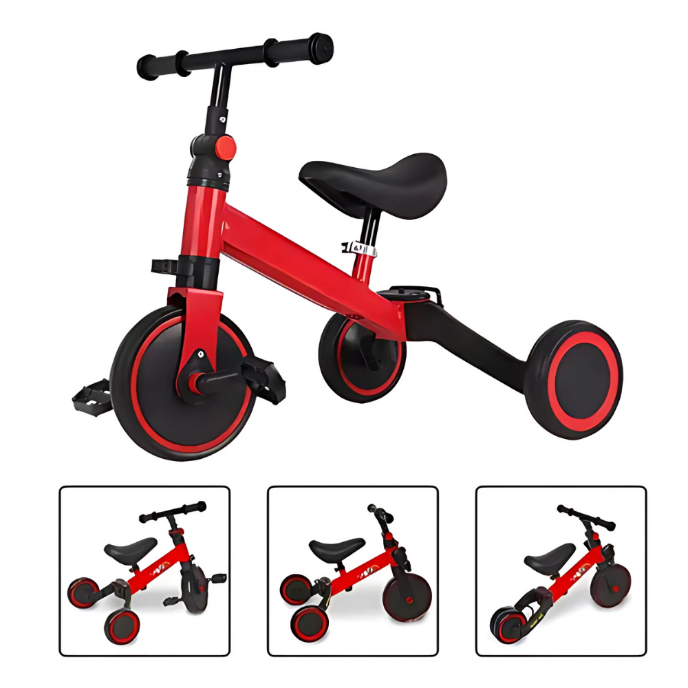 Bicicleta De Equilibrio Infantil 3 En 1 Con Pedales