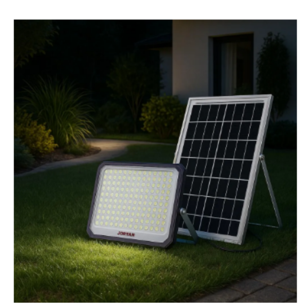 Reflector Solar Led Lampara 5000w Jortan Con Control Y Panel