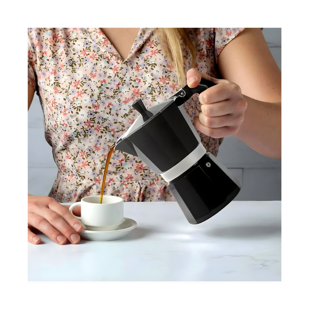 Cafetera Italiana Moka 6 tazas Cafe Tipo Espresso 300 ML