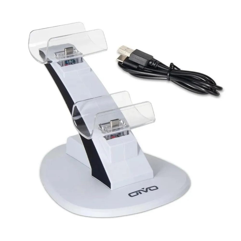 Cargador Controles Ps5 Doble Base Dualshock Ps5 Oivo