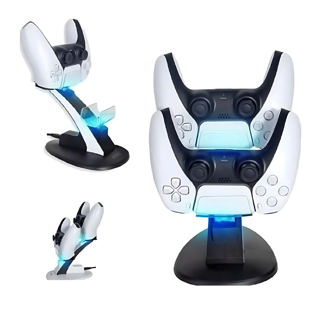Cargador Controles Ps5 Doble Base Dualshock Ps5 Oivo