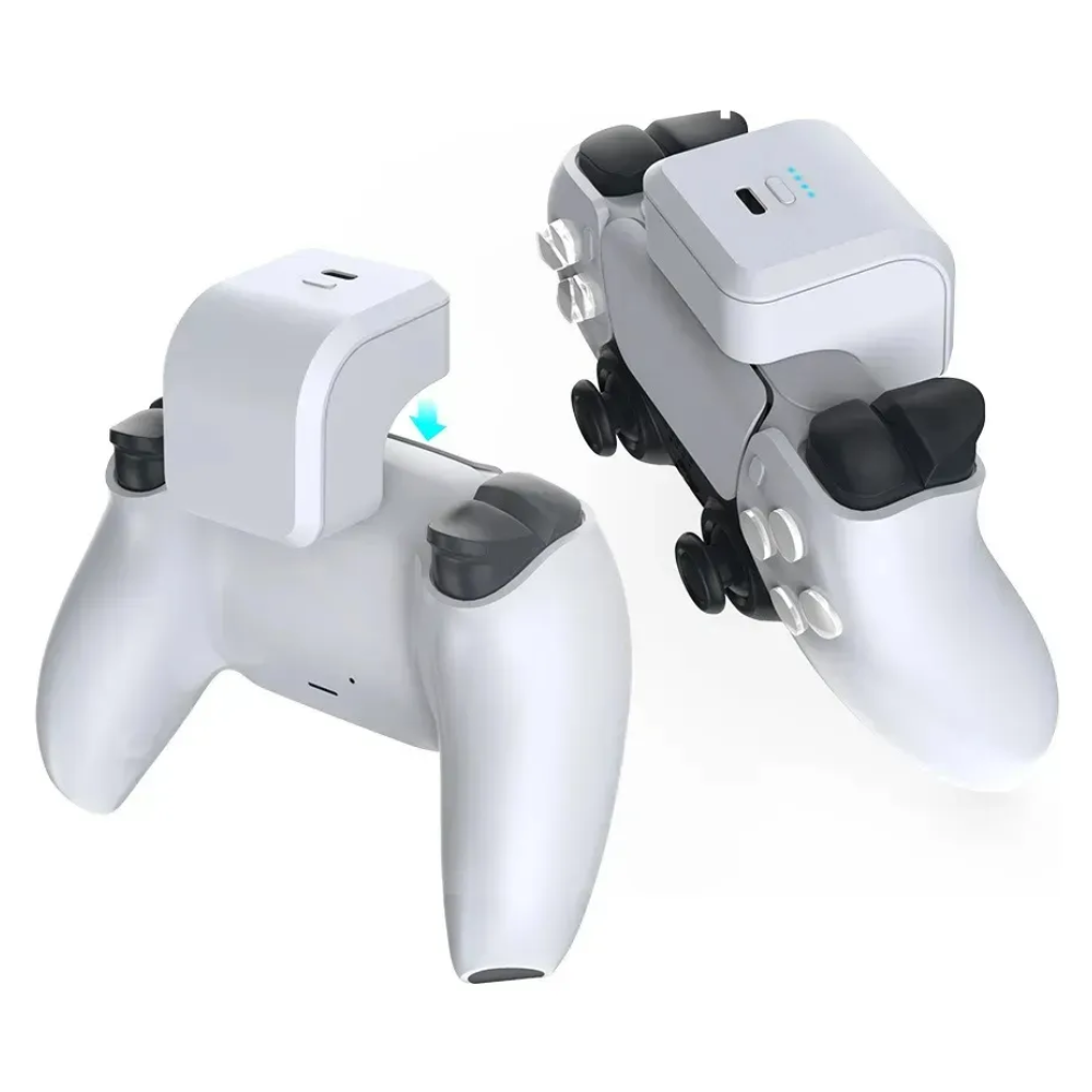 Cargador Controles Ps5 Bateria Externa PowerBank Portátil Inalámbrico