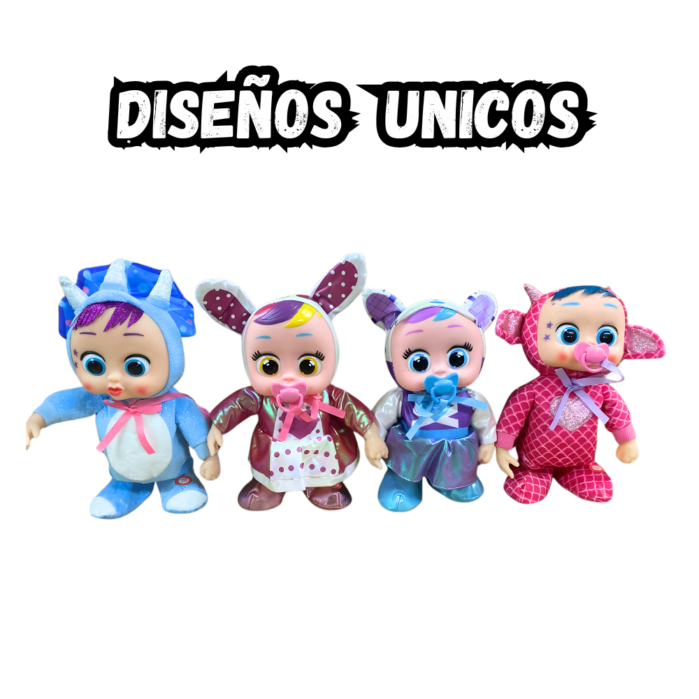 Cry Baby Muñeca Bebe Interactiva Camina, canta, baila y llora