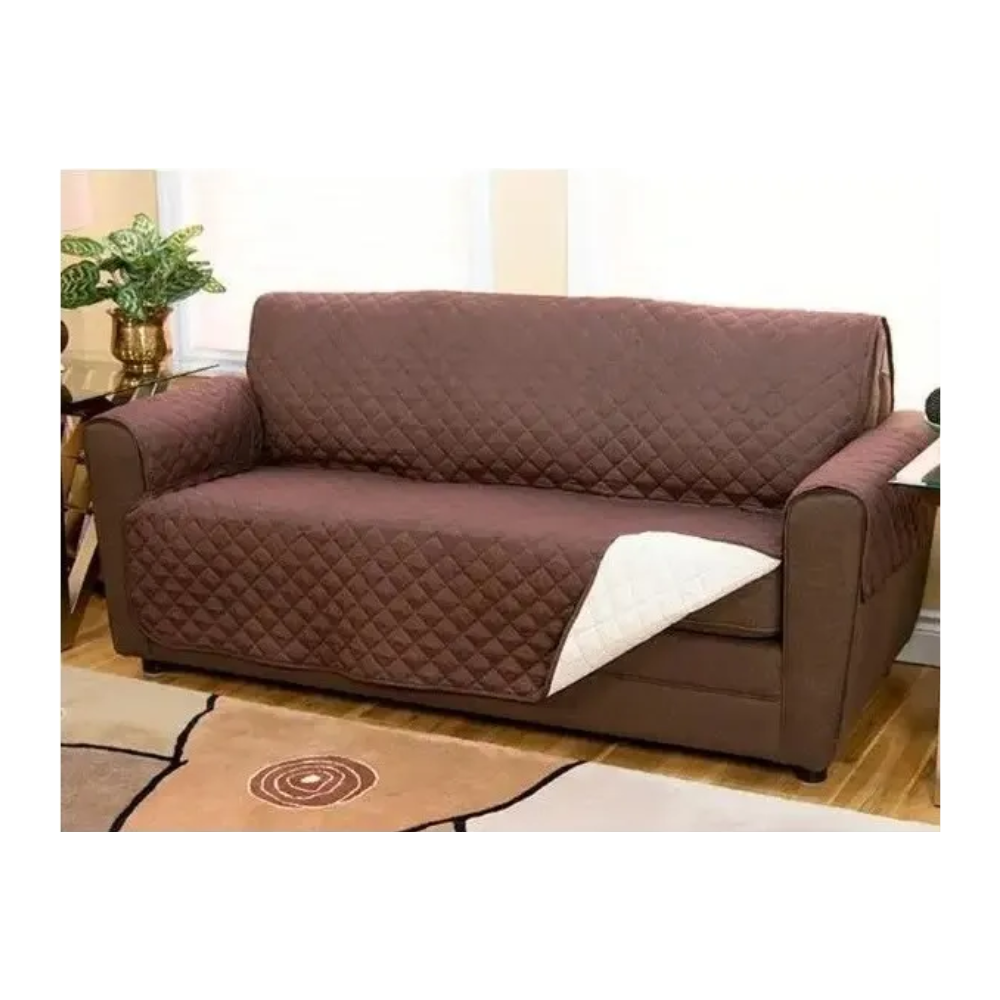 Cubierta Protectora Para Sofa 3 puestos Doble Faz Antipelos