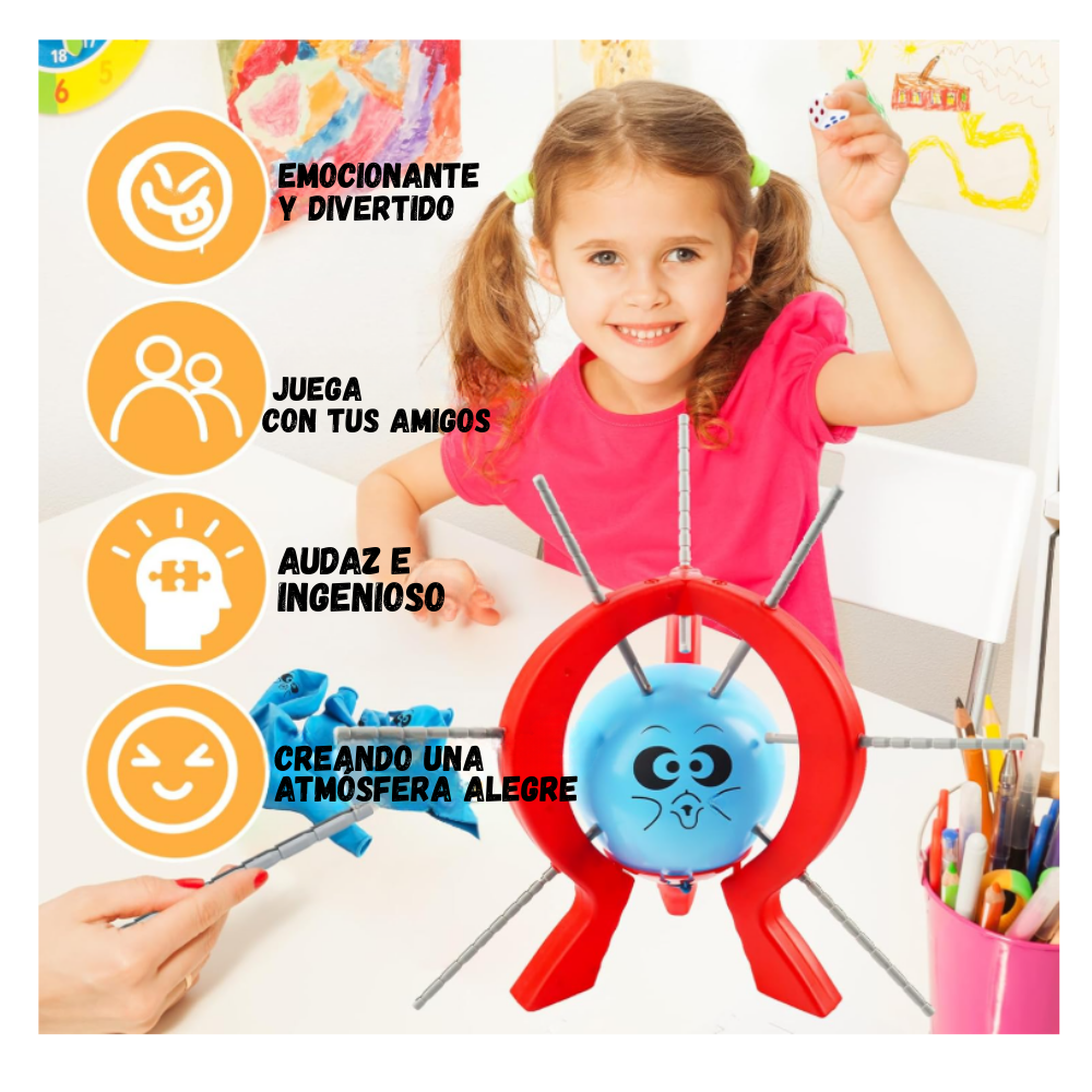 Juego De Mesa Boom Boom Balloon Interactivo Y Divertido