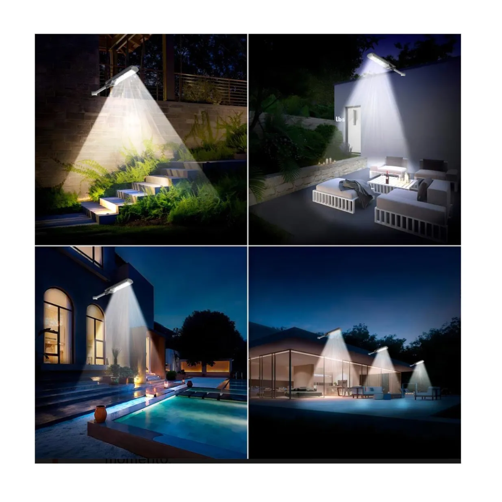 Lámpara Solar Led Exterior 250w Sensor De Movimiento