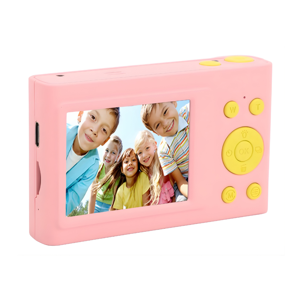 Mini Camara Digital Infantil a Color De 2,4 Pulgadas 1080P ROSA