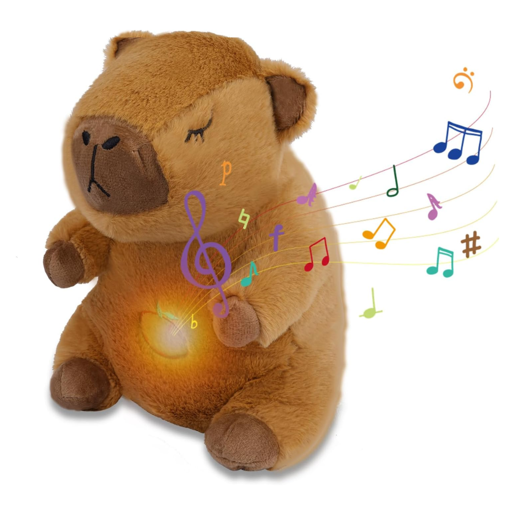 Peluche Capibara Respira Y Tranquiliza Sonido Musical