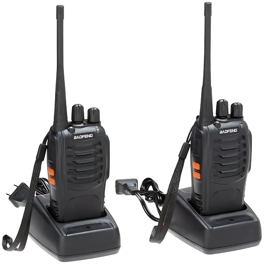 Radio Walkie Talkie Baofeng Bf-888s Uhf X2 Bateria 1500mah