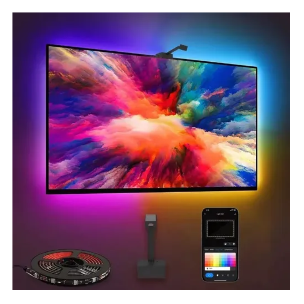Tira Cinta Luz Led Rgb Inmersiva Inteligente Para Tv Cámara