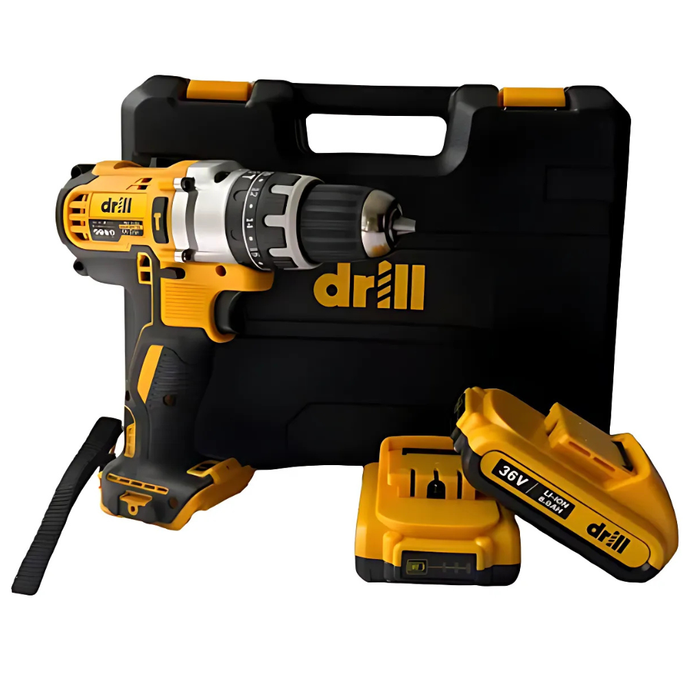 Taladro Atornillador Percutor Inalámbrico De 36 Voltios 3/8