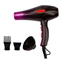 Secador De Pelo Bopai 4000w Bp5500 Más Difusores Color Negro