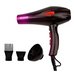 Secador De Pelo Bopai 4000w Bp5500 Más Difusores Color Negro