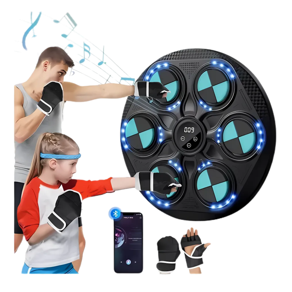 Máquina Boxeo Bluetooth Niveles De Práctica Incluye Guantes