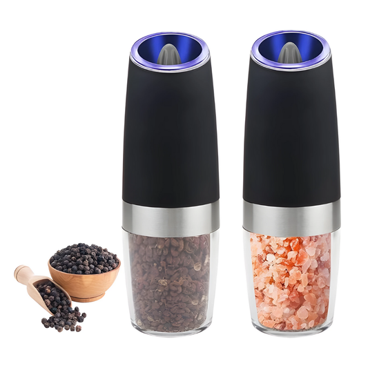 Moledor Triturador X2 Dispensador Eléctrico Especias Luzled