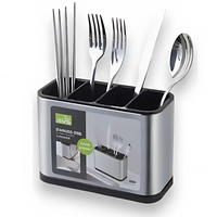 Escurridor De Cubiertos Utensilios Cocina Acero Inoxidable