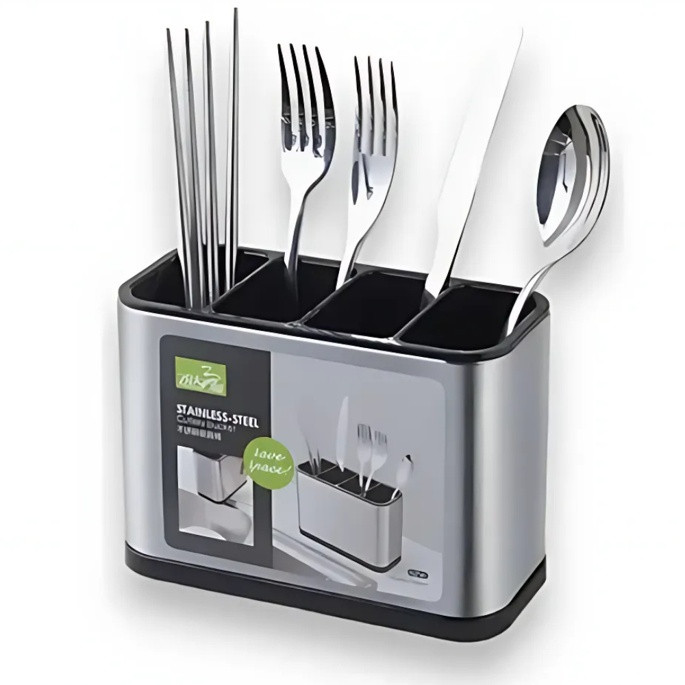 Escurridor De Cubiertos Utensilios Cocina Acero Inoxidable