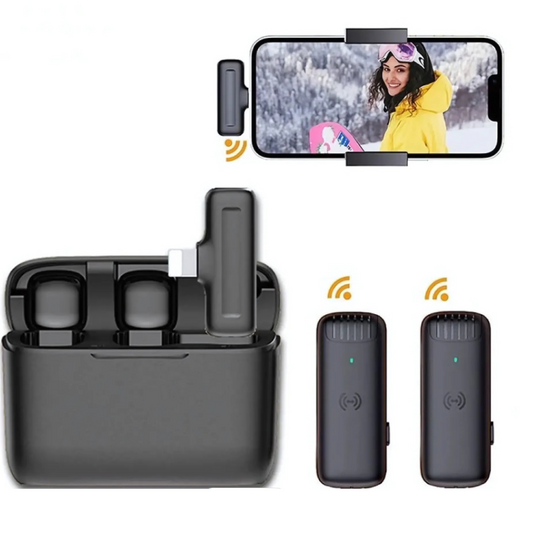 Micrófono De Solapa Inalámbrico Para Tipo C J13 Dual