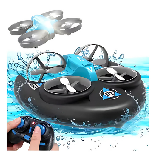 Drone Aéreo Acuático Terrestre 3 En 1 Con Control Remoto H10