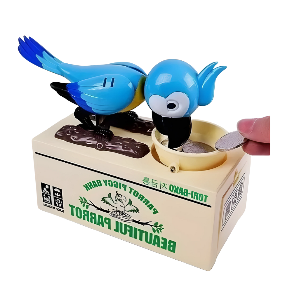 Alcancia De Loro Come Monedas Animada Electronica