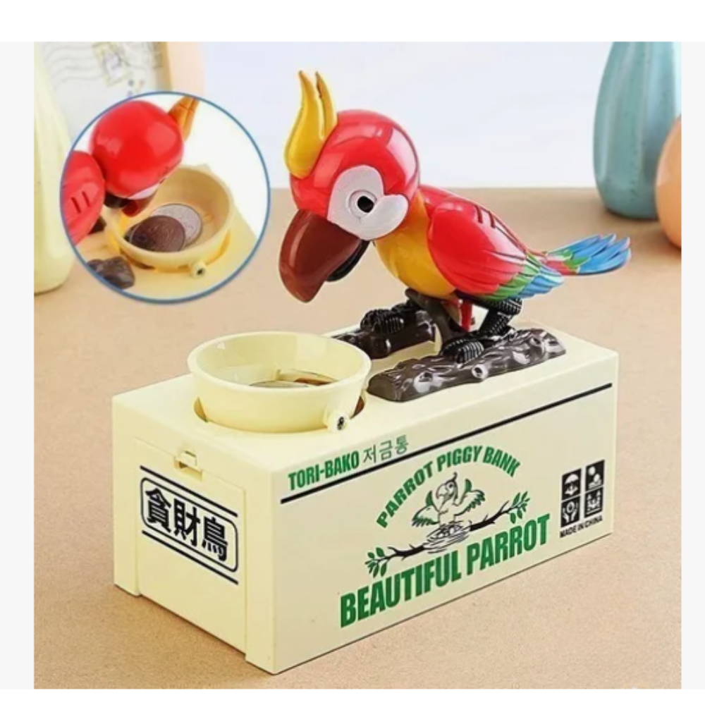 Alcancia De Loro Come Monedas Animada Electronica