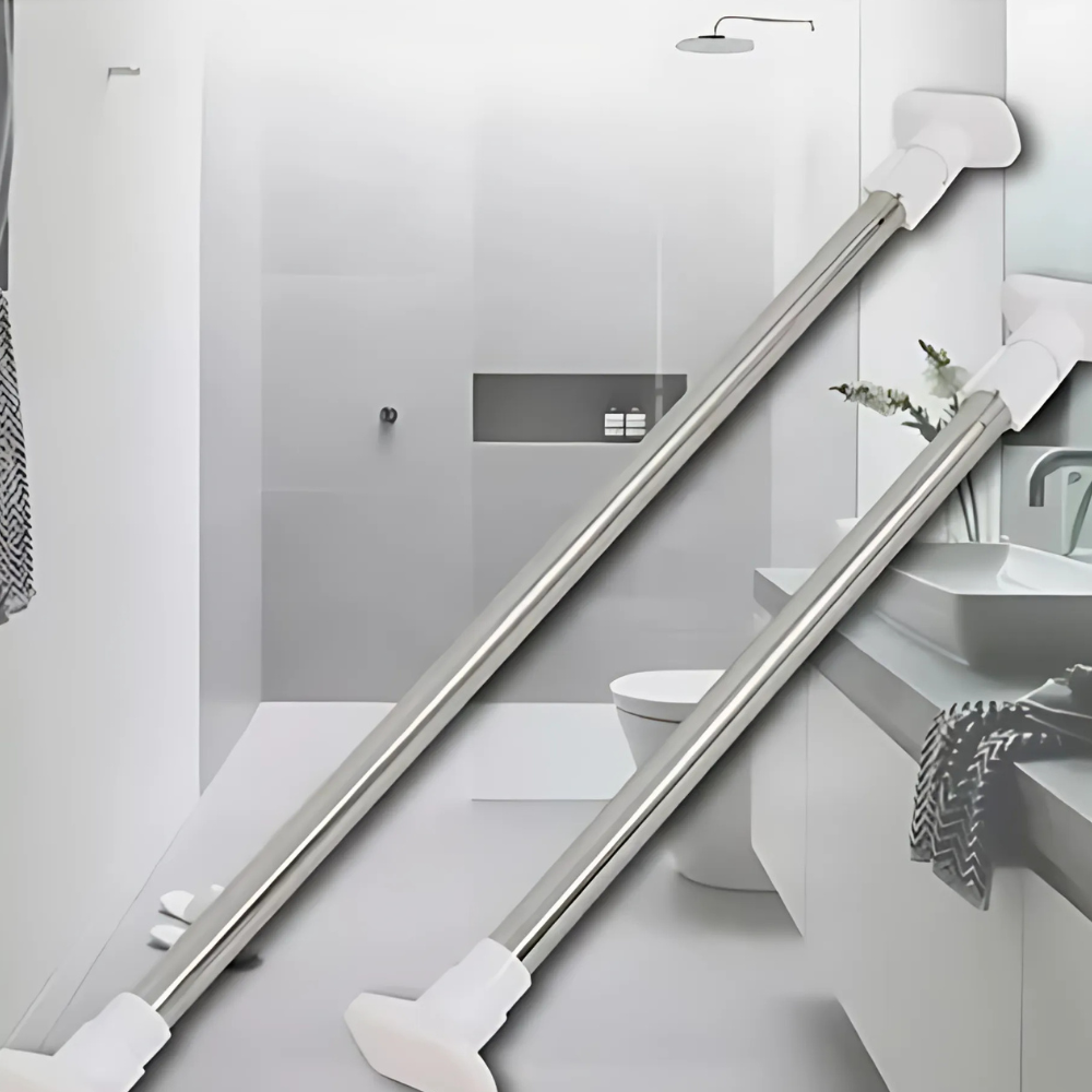 Tubo Barra Colgar Cortina Ropa 50-80 Cm