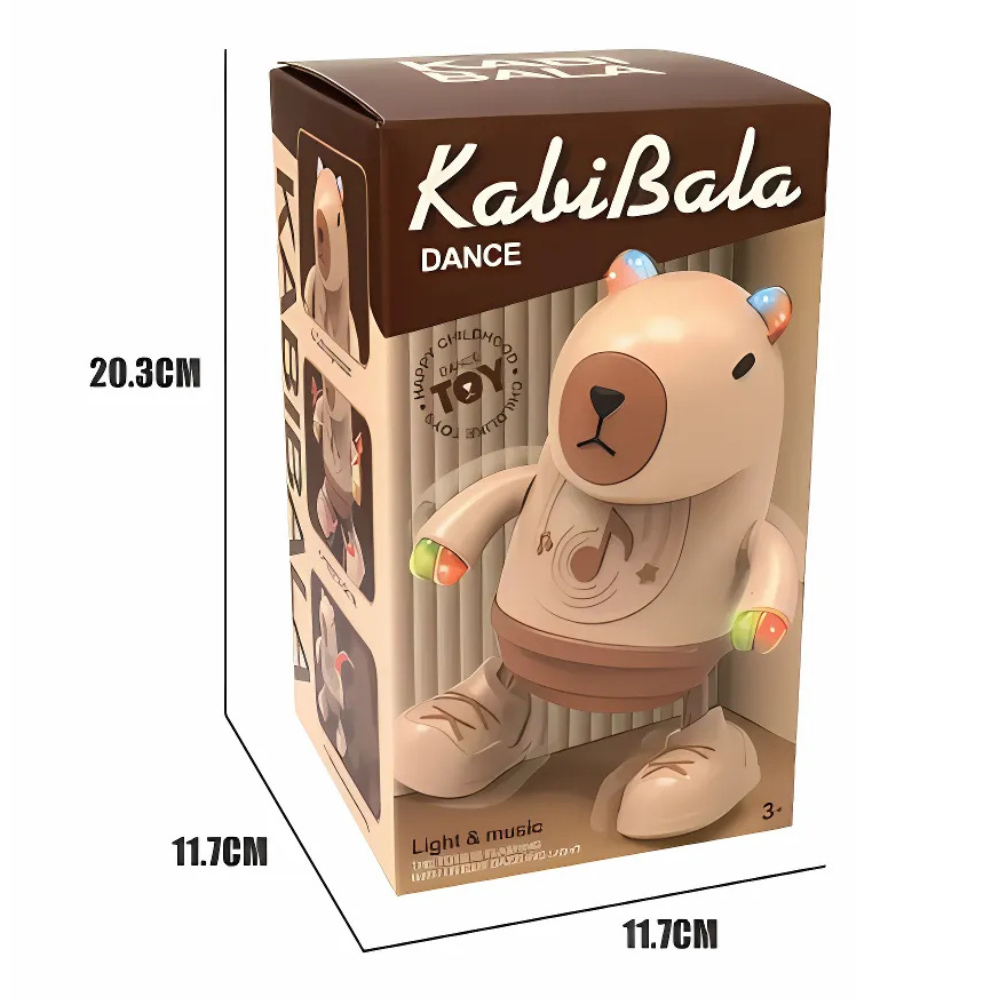 Muñeco De Capibara Bailarín Con Luz Y Sonido Movimiento