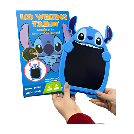 Pizarra Magica Lcd Multicolor Dibujos Stitch Azul