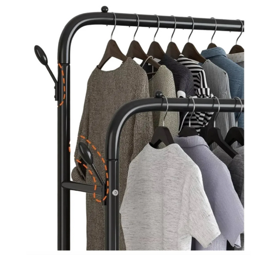 Perchero Zapatero Doble Alta Resistencia 48kg Multifuncion