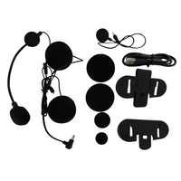 Intercomunicador De Moto Para Casco 1.2 Km Bluetooth V6plus