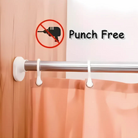 Tubo Barra Colgar Cortina Ropa 50-80 Cm