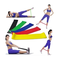 Kit 5 Bandas De Resistencia Para Hacer Ejercicios Elásticas