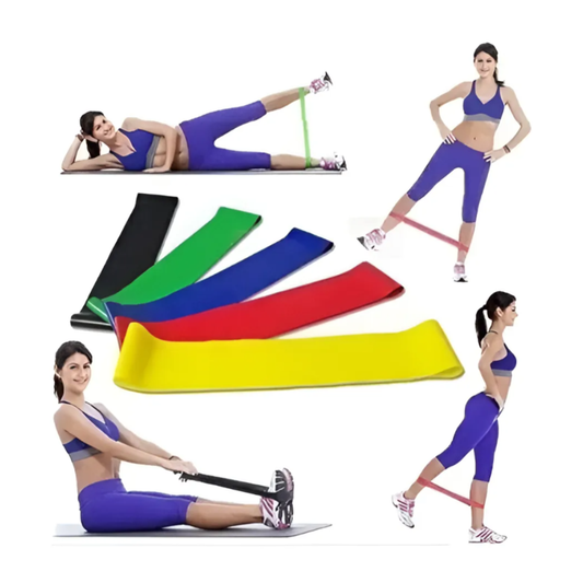 Kit 5 Bandas De Resistencia Para Hacer Ejercicios Elásticas