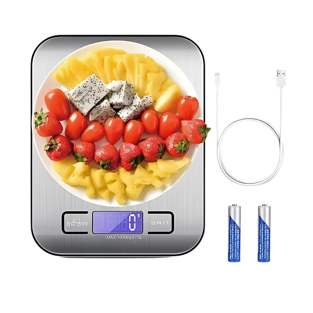 Bascula Balanza Gramera Impermeable Pantalla Digital 5kg