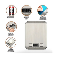 Bascula Balanza Gramera Impermeable Pantalla Digital 5kg