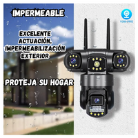 Cámara Exterior Triple Lente Robotica 12mp Zoom X10 App V380