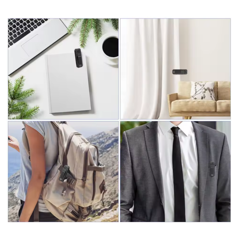 Cámara Espía Lente Giratorio Visión Nocturna Infrarroja 1080