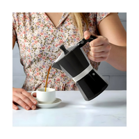 Cafetera Italiana Moka 6 tazas  Cafe Tipo Espresso 300 ML