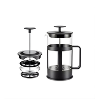 Cafetera Prensa Francesa De Vidrio 350 Ml Con Filtro