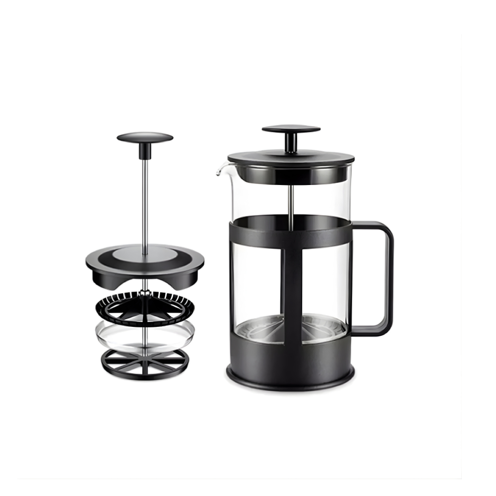 Cafetera Prensa Francesa De Vidrio 350 Ml Con Filtro