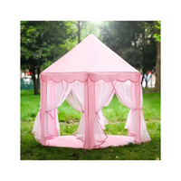 Camping En Forma Castillo Princesa Para Niñas Rosado