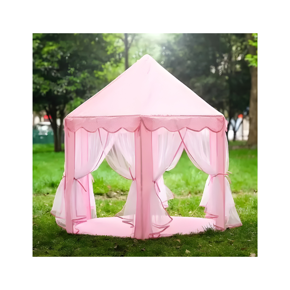 Camping En Forma Castillo Princesa Para Niñas Rosado