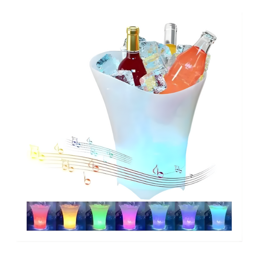 Hielera Con Luz Led Integrada y Parlante Bluetooth Incluido