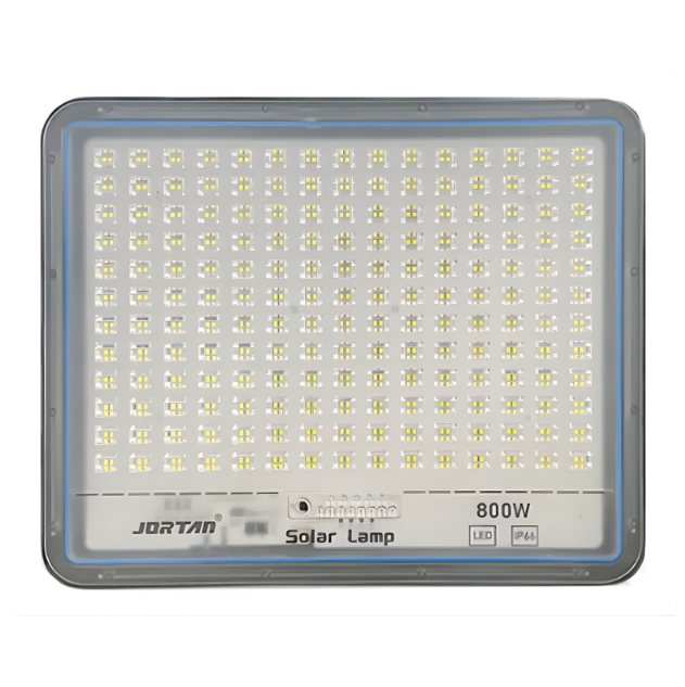 Reflector Solar 800w Jortan Alta Potencia Exterior Control R - Plateado