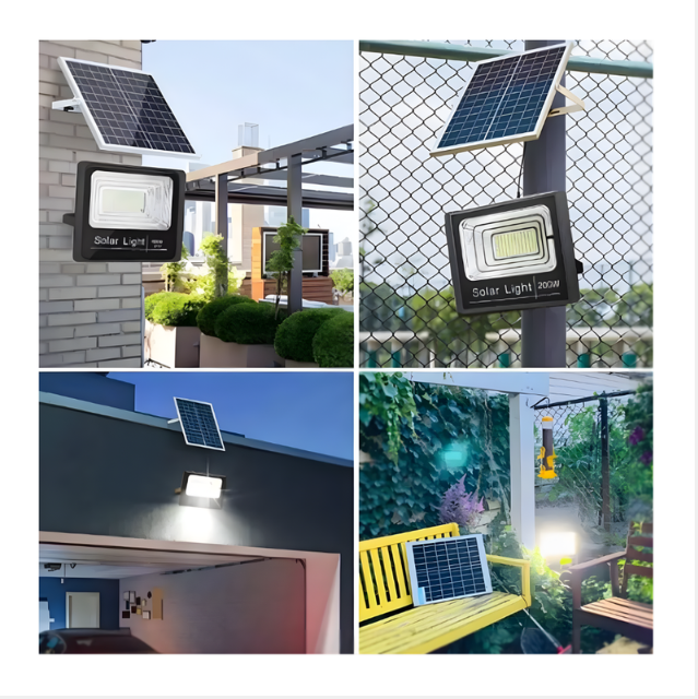 Reflector Solar 800w Jortan Alta Potencia Exterior Control R - Plateado