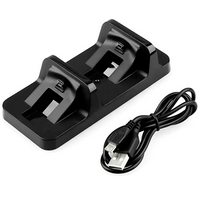 Cargador Controles Ps4 Dual Dock Estación De Carga Doble