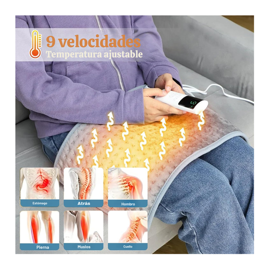 Cobija Térmica Manta Eléctrica Con Control Digital 9 Niveles