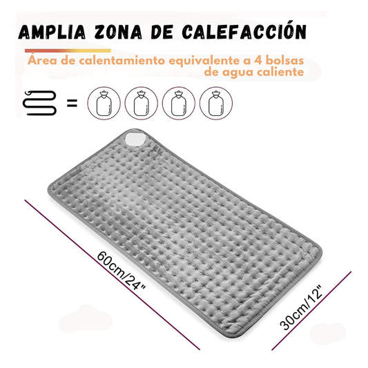 Cobija Térmica Manta Eléctrica Con Control Digital 9 Niveles