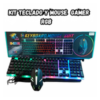 Combo Teclado y Mouse Alambrico Gamer RGB KT - 288