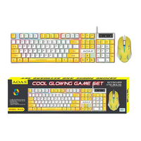 Combo Teclado y Mouse Gamer Alambrico RGB M-450